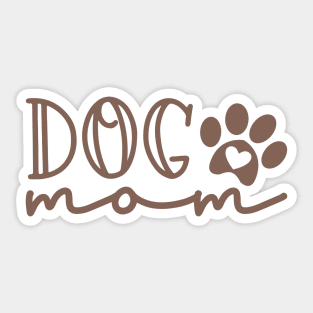 Dog Mom / Dog Mama Design Sticker